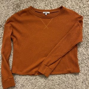 Small waffle knit sweater from Charlotte Russe